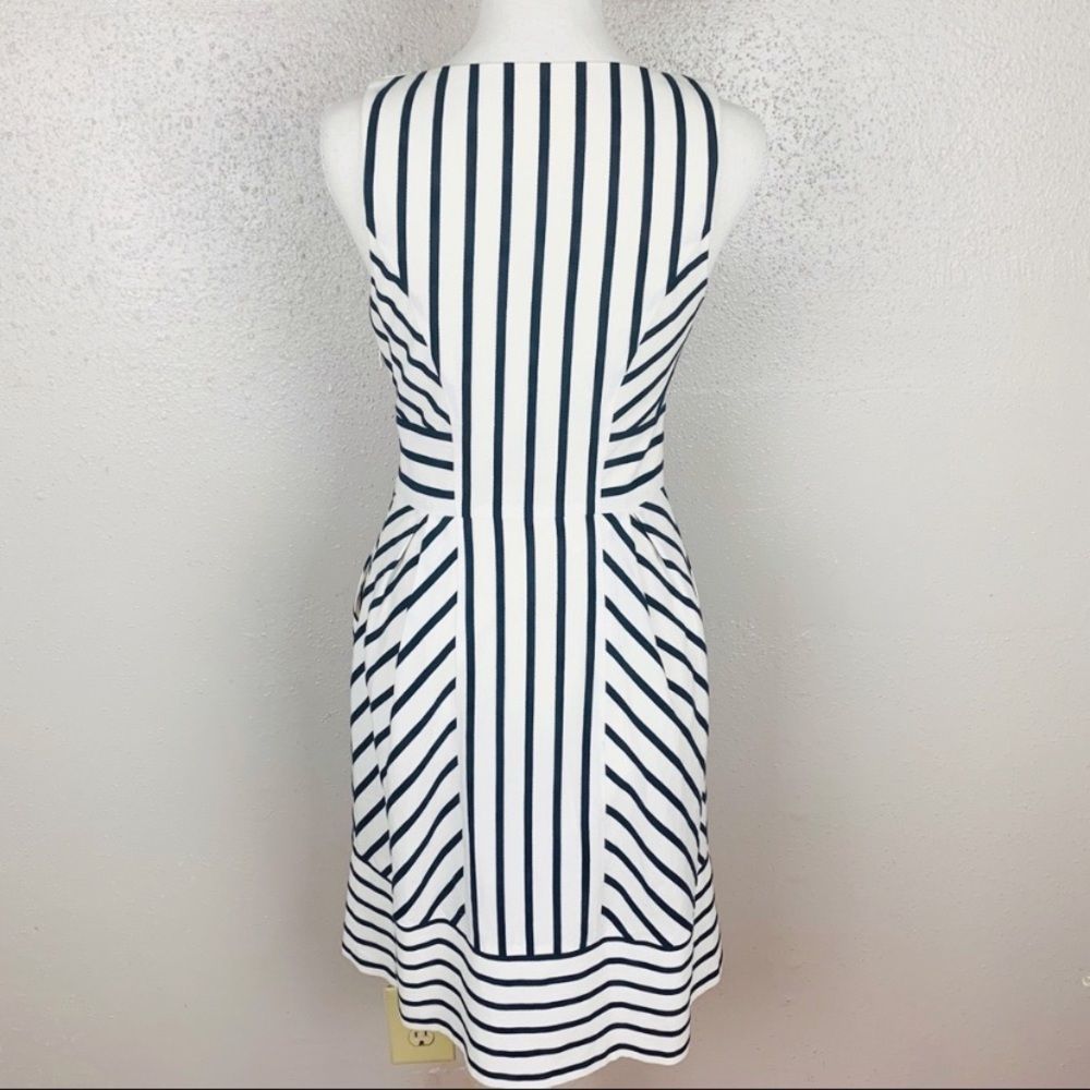 Anthropologie Maeve Chessia Striped Dress Size 0 - Picture 4 of 8